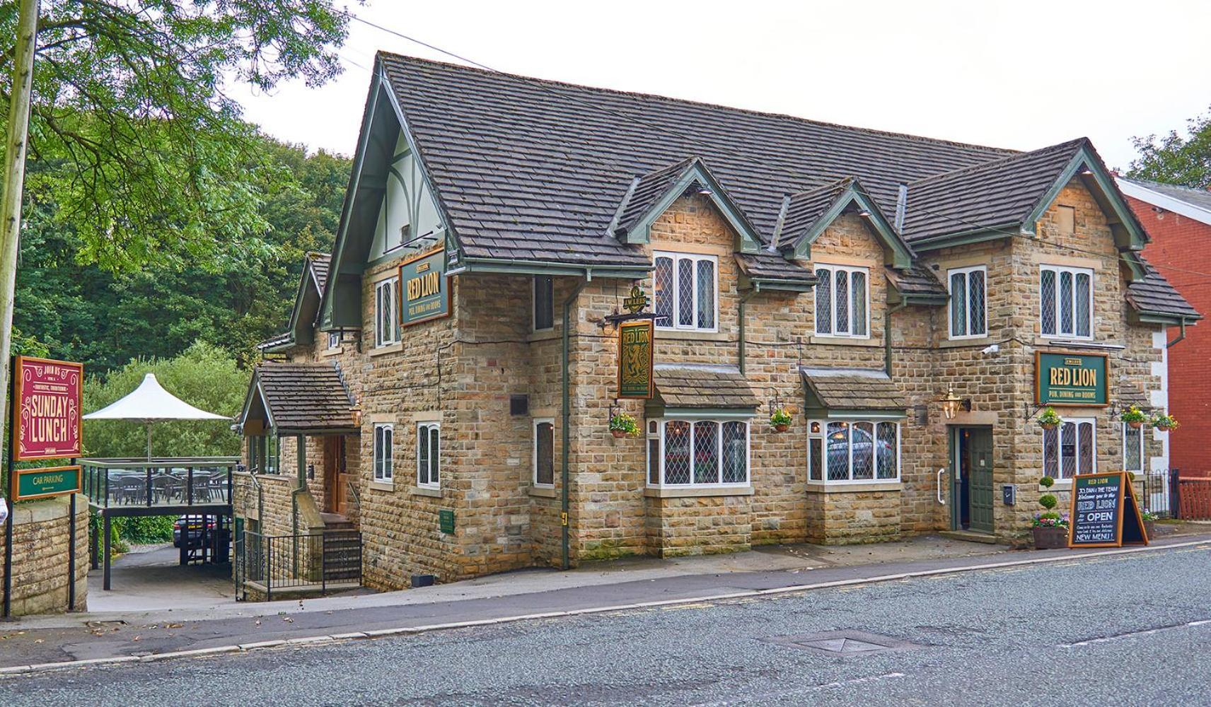 The Red Lion Hawkshaw Hotell Bury  Eksteriør bilde